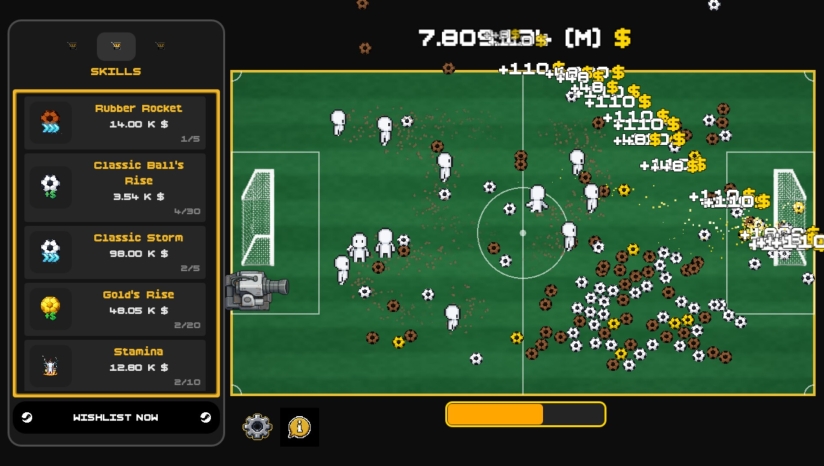 《挂机足球》单机中文版 游戏截图 6